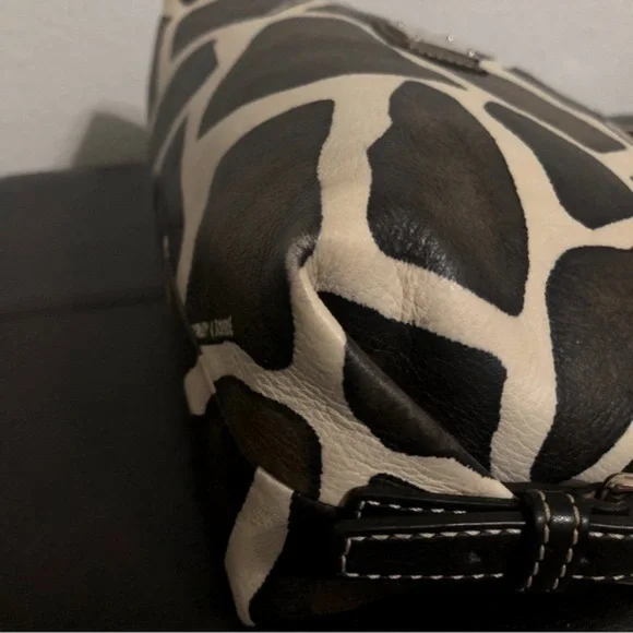 Vintage Dooney & Bourke Giraffe Hobo Handbag Purse - Picture 8 of 13